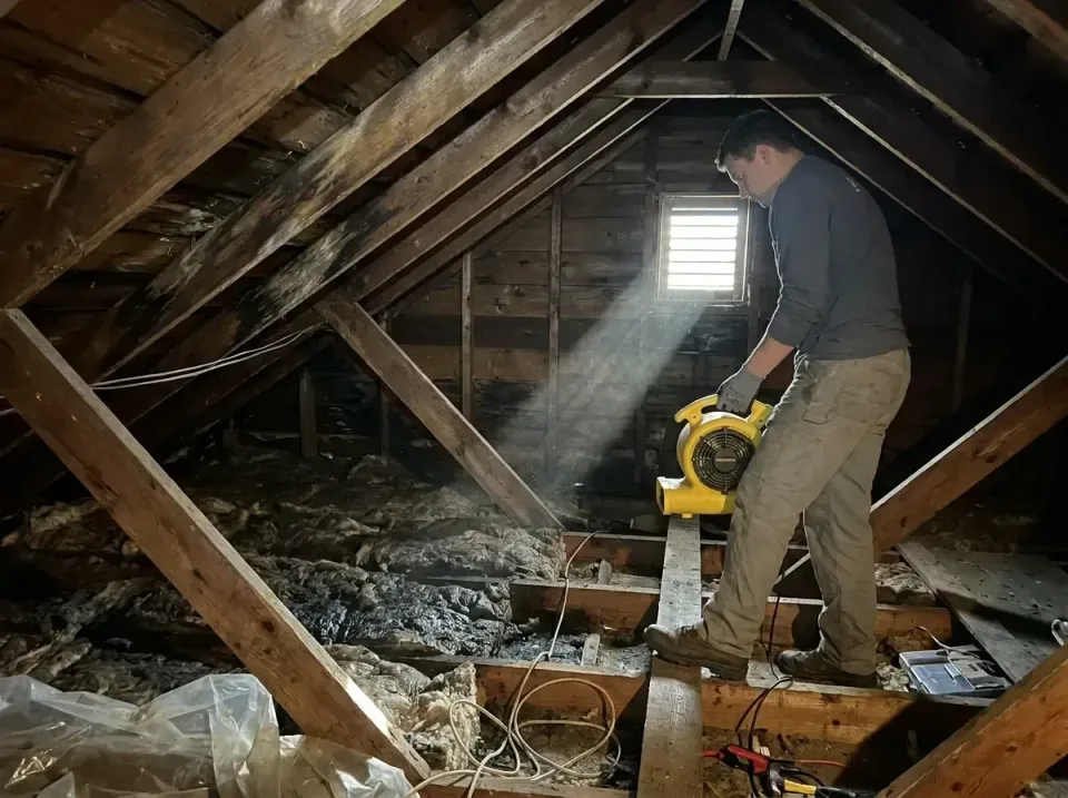 attic-water-damage-drying-proc-007 — frequently asked questions, Emergency Water Extraction & 24/7 Flood Response in Swoyers…